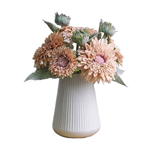 HXFFXHF Künstliche Blumen Dekor Sonnenblume Künstlicher Blumenstrauß Inneneingang Couchtisch Gefälschte Blumenornament Esstisch Seidenblumendekoration Gefälschte Blume/Dekoration von HXFFXHF