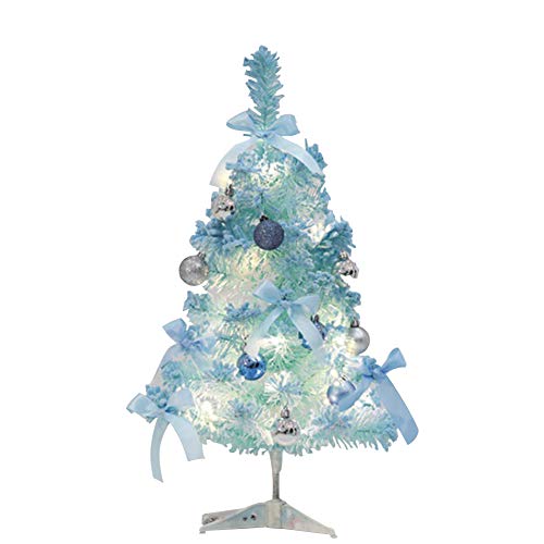 HXFFXHF Künstlicher Weihnachtsbaum – Blauer beflockter Zedern-Weihnachtsbaum, PVC + Eisen und andere Materialien, verschlüsselter Weihnachtsbaum, Klassische realistische natürliche Zweige, Zuhause, von HXFFXHF