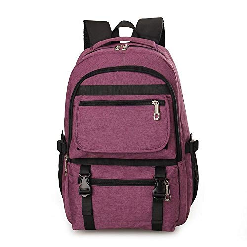 HXFFXHF Laptop-Rucksack, modischer Rucksack, Herren-Rucksack, einfarbig, Laptop-Rucksack, Business, Neuer robuster Reiserucksack, Rucksack, Umhängetasche (schwarz) von HXFFXHF