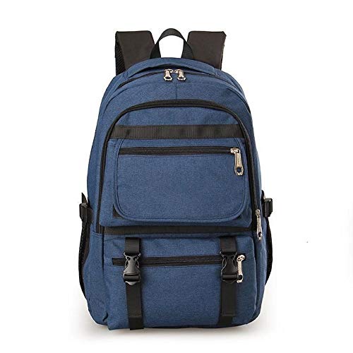 HXFFXHF Laptop-Rucksack, modischer Rucksack, Herren-Rucksack, einfarbig, Laptop-Rucksack, Business, Neuer robuster Reiserucksack, Rucksack, Umhängetasche (schwarz) von HXFFXHF