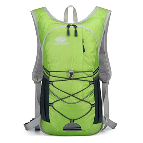 HXFFXHF Nylon Weste Rucksack Sport Radfahren Tragbare Herren Damen Tasche Laufen Fitness Rucksack (Farbe: Grau, Größe: 45 * 11 * 25CM) von HXFFXHF