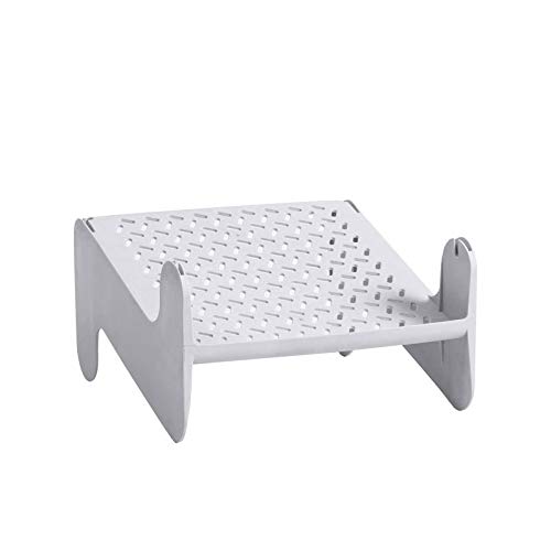 HXFFXHF Stapelbares Schuhregal, nordisches, einfaches Schuhregal, Kunststoff-Schuhschrank für Zuhause, mehrschichtiges Finishing-Rack (Farbe: B) von HXFFXHF