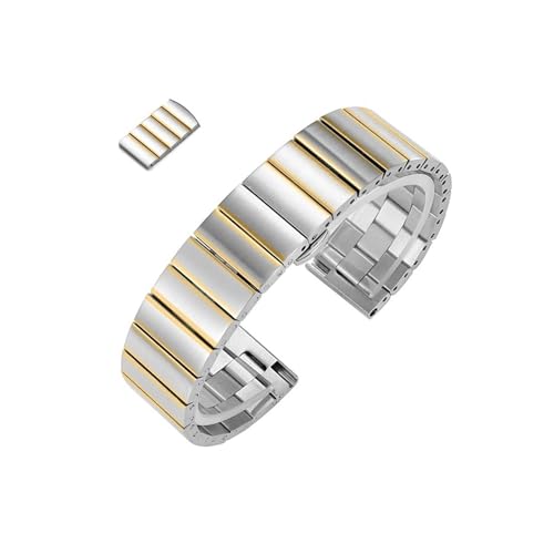 HXFFXHF WUURAA Edelstahl Uhrenarmbänder Passend für Hua wei Uhr GT4 41 Band Armband für GT3 42mm Frau Watchban von HXFFXHF