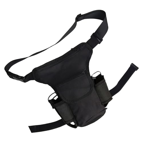 Verstellbare Oberschenkeltaschen zum Wandern, Zwei-Wege-Radio-Tasche, taktisch fallende Beintasche, Oxford-Tuch, Outdoor-Schlingen von HXNH