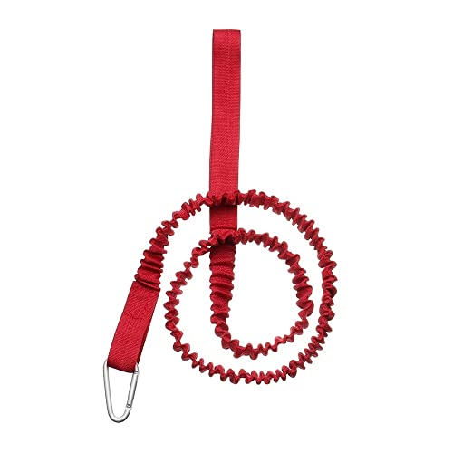 HYBZDKEOP Kajak-Paddel-Leine, 1 stück Verstellbare Leine Mit Sicherheitshaken Angelrute Spule Lanyard Seil Krawatte Ruderboot Zubehör Dehnbar Coiled Lanyard Gurt(Rad) von HYBZDKEOP