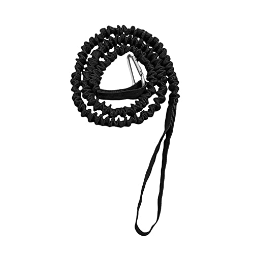 HYBZDKEOP Kajak-Paddel-Leine, Paddel-Leine for Kajak 35 & Quot; -59 & Quot; Surfbrett Bungee Keeper Angelrutenhalter Bindeseil Kanu Bootfahren Sicheres Lanyard Festes Zubehör(Black) von HYBZDKEOP