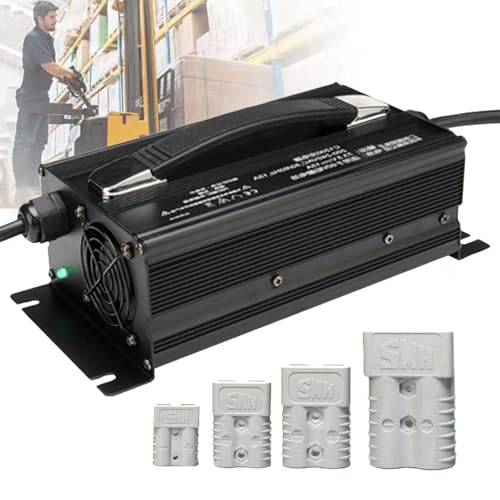 HYDTGZ Gabelstapler Batterieladegerät 36 V 25 A Smart Golfwagen Batterieladegerät für Elektrohubwagen & Gabelstapler & Bodenreinigungsmaschinen Ladegerät für Blei Säure Batterien,175a von HYDTGZ