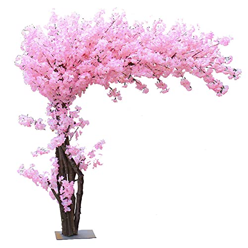 HYGPP Künstlicher Kirschbaum, verlängerter Kirschbaum, rosa, für drinnen und draußen, Zuhause, Büro, Party, Tischmitte, Hochzeit, Rosa – 2 x 1,8 m von HYGPP