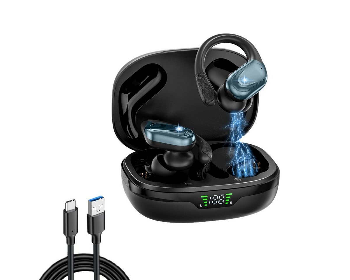 HYIEAR Kopfhörer, In-Ear-Kopfhörer,Kopfhörer kabellos bluetooth,Bluetooth In-Ear-Kopfhörer (Bluetooth, Stereo USB-C) von HYIEAR