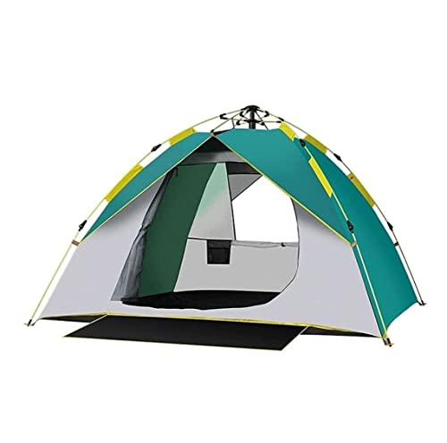 Camping Zelt Explorer Tent Wasserdichtes Anti-UV-Campingzelt Automatische Schnellöffnung Strandzelt 2-3 Personen Wandern Outdoor-Zelt Zelt Für Klettern(Grün) von HYKJCSS