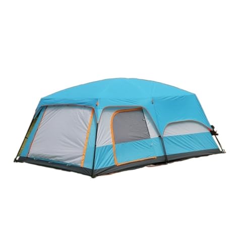 Camping Zelt Outdoor-Camping-Zelt Mit Veranda, Tragbares Cabana-Zelt, Familienzelt, Kuppelzelt Für Camping, Wandern Zelt Für Klettern(Blue,310 * 210 * 185cm) von HYKJCSS