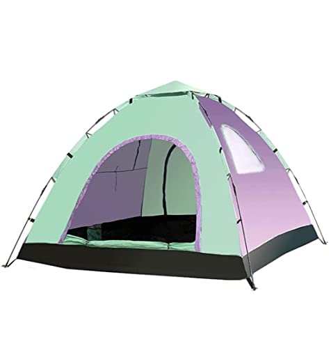 Camping Zelt Outdoor-Campingzelt Automatische Pop-Up-Zelte Wasserdichtes Anti-UV-Sonnenschutz-Familienzelt Für 3-4 Personen Zelt Für Klettern(B) von HYKJCSS