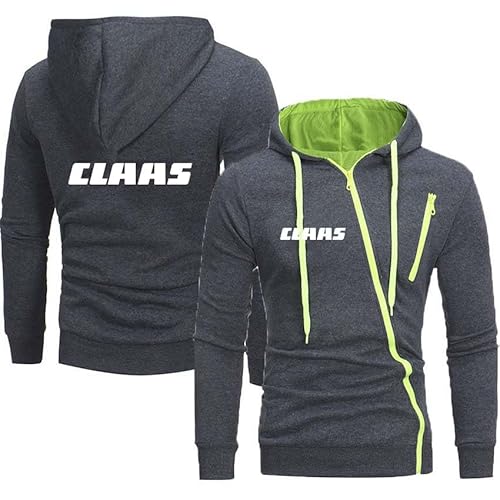 HYOPBSCN Herren Hoodie CL_AAS Kapuzenjacke Mit Reißverschluss, Langärmelig, Lässiges Outdoor-Sweatshirt, Unisex von HYOPBSCN