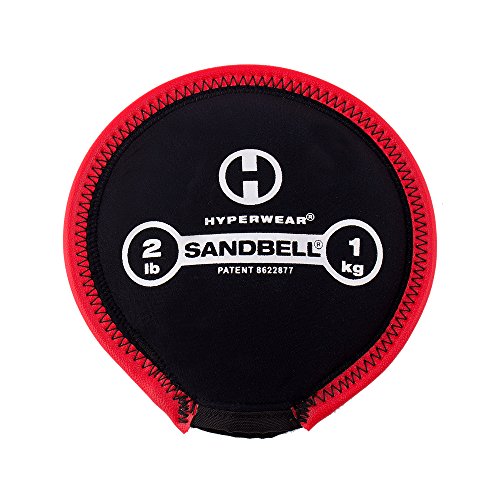 Hyperwear SandBell Sandsack-Hanteln fürs Training, 1-23 kg Gewicht., Schwarz von HYPERWEAR