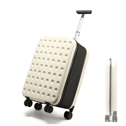 HYQFSAD Zusammenklappbarer Koffer, komplett faltbares Gepäck mit leisen Doppel-Spinner-Rädern, Wasser- und stoßfester Hartschalen-Rollkoffer mit TSA-zugelassenem Schloss(20 inch) von HYQFSAD
