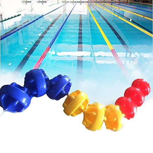 Pool-Sicherheitsseil mit Schwimmern, Kratzfeste Pool-Bahn-Trennlinie für Tiefe, flache Bereiche, UV-beständiges Set mit schwimmenden Bojenseilen, 1,0–10 m lang von HYXXRHSA
