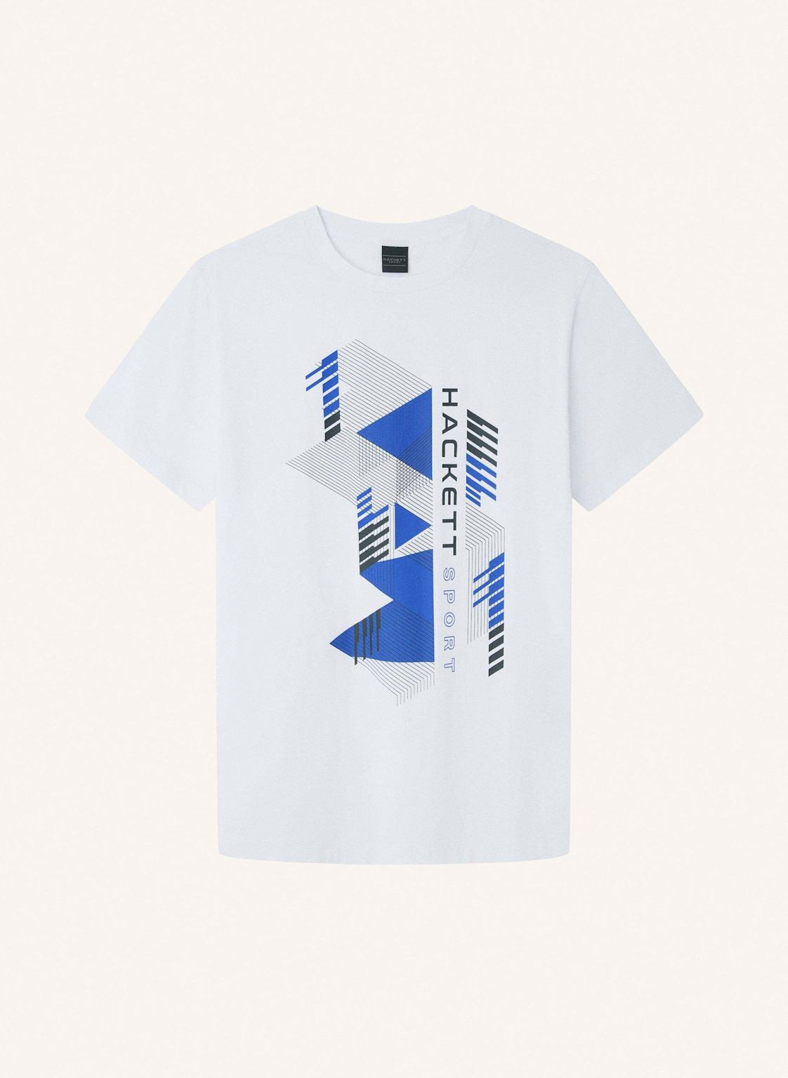 Hackett London T-Shirt Hs Graphic Tee weiss von Hackett London