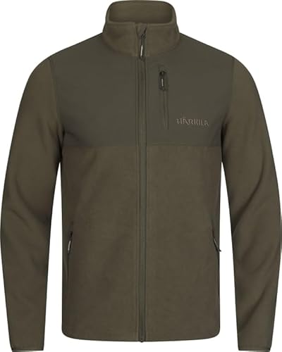 Härkila Fjell Fleecejacke - Winddichte Jagdjacke Fleece langarm mit Brusttasche - Übergangsjacke Fleece Warm, Farbe:Grün, Größe:XL Härkila Fjell Fleecejacke - Winddichte Jagdjacke Fleece langarm mit Brusttasche - Übergangsjacke Fleece Warm, Farbe:Grün, Größe:XL von Härkila