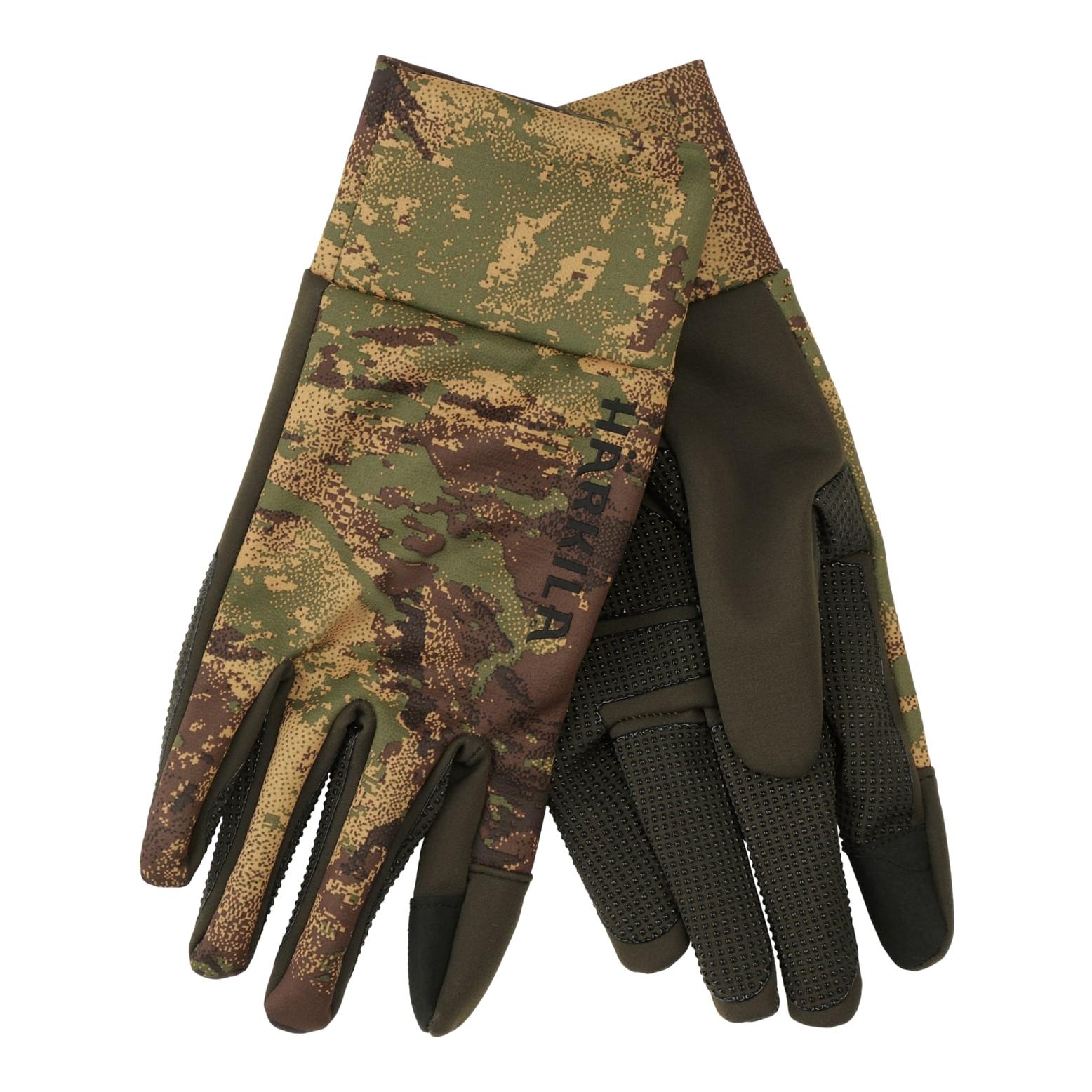 Härkila Fleecehandschuhe Deer Stalker Camo AXIS MSP®Forest Green    XL   Grösse: XL von Härkila