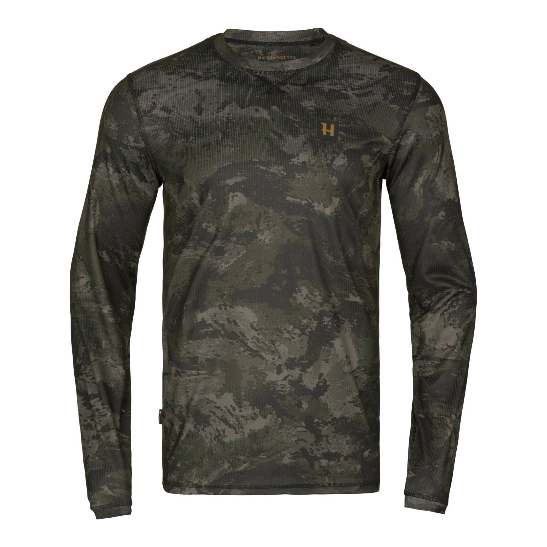 Härkila NOCTYX Camo Langarmshirt AXIS MSP®Black    XXL   Grösse: XXL von Härkila