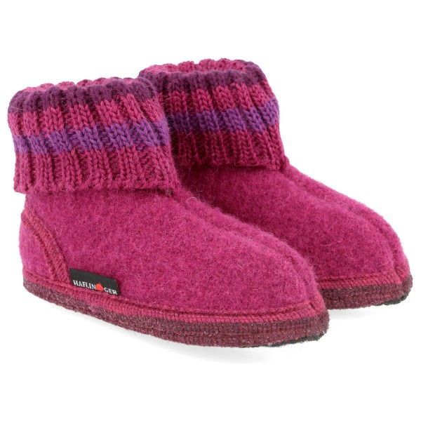 Haflinger - Kids Paul - Hüttenschuhe Gr 24 rosa von Haflinger