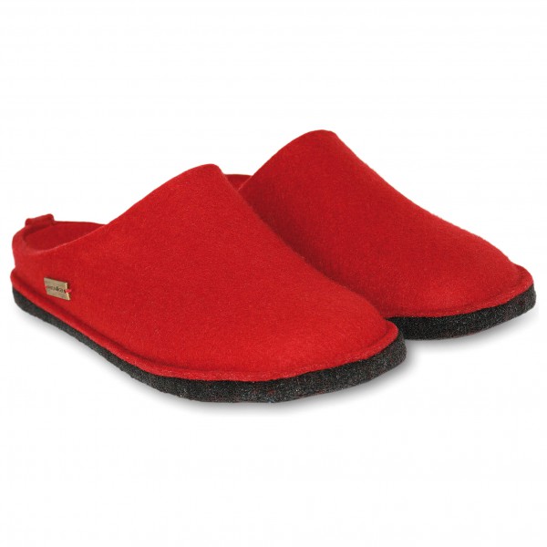 Haflinger - Soft - Hüttenschuhe Gr 37 rot von Haflinger