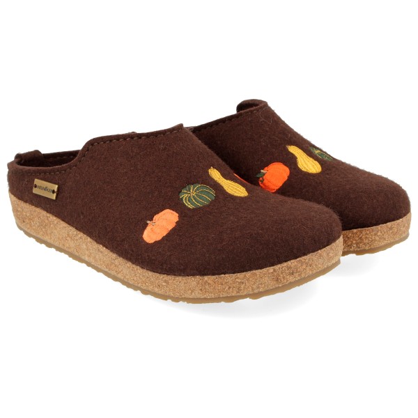 Haflinger - Women's Grizzly Kürbis - Hüttenschuhe Gr 39 braun von Haflinger