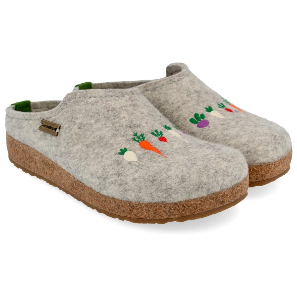 Haflinger - Women's Grizzly Rübli - Hüttenschuhe Gr 38 grau von Haflinger