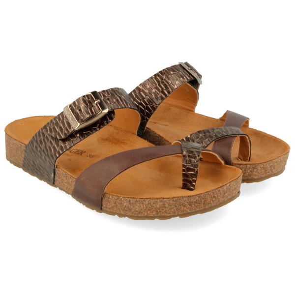 Haflinger - Women's Juno - Sandalen Gr 37 braun von Haflinger