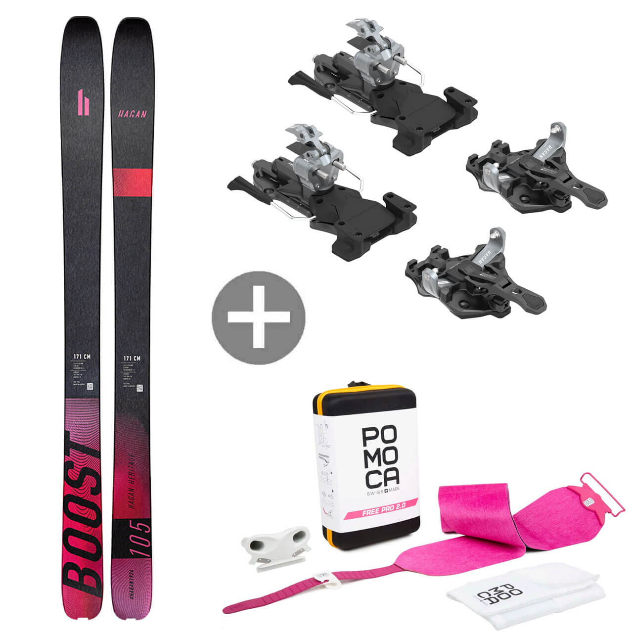 Hagan Boost 105 POW Freerideskiset, 177 cm von Hagan