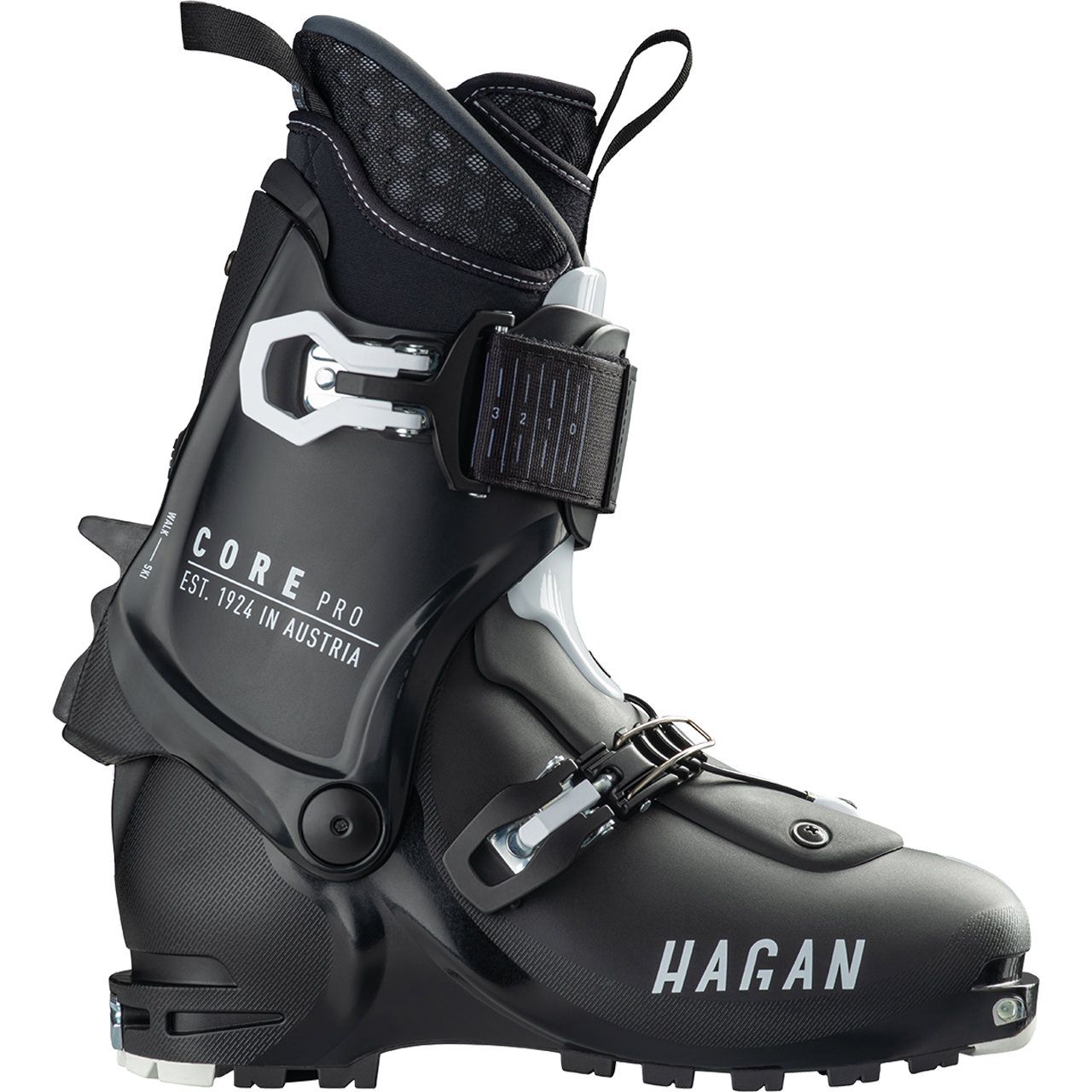 Hagan Core Pro Carbon black/black/white von Hagan