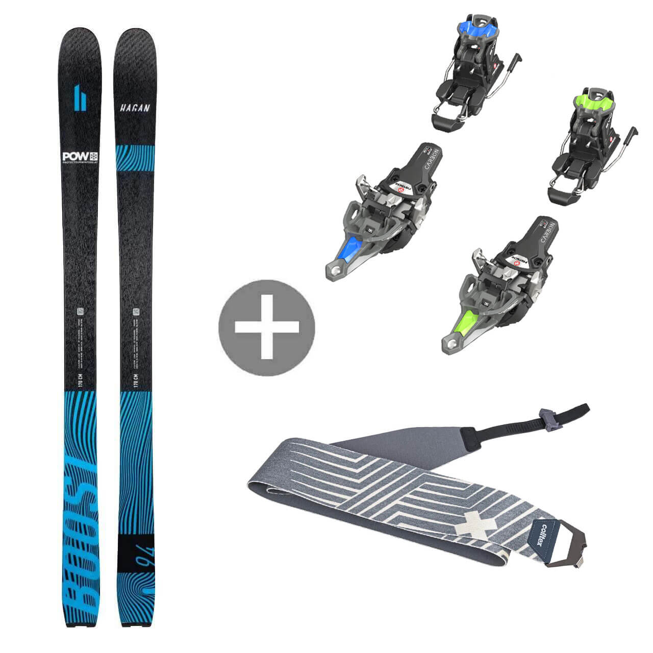 Hagan Tourenskiset Boost 94 + Fritschi Vipec + Felle, 162cm Hagan Tourenskiset Boost 94 + Fritschi Vipec + Felle, 162cm von Hagan