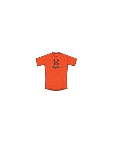 Haglöfs 604850_4V5 Glee Tee Women T-Shirt Damen Flame ORANGE Print Größe M von Haglöfs