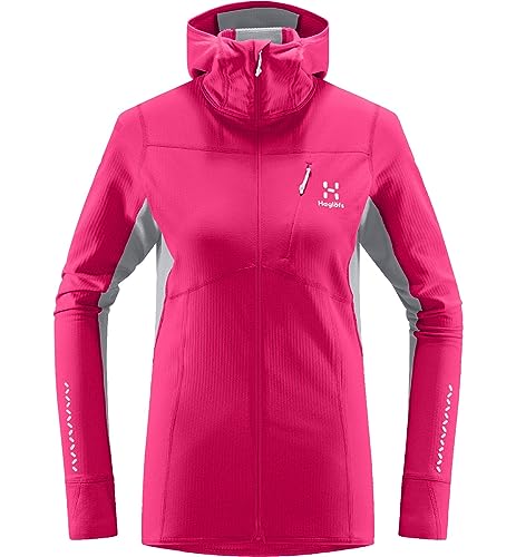 Haglöfs 605255_4UG L.I.M MID COMP HOOD WOMEN Jacket Damen ULTRA PINK/CONCRETE Größe XS von Haglöfs