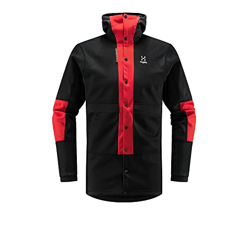 Haglöfs 605256_4UF L.I.M ZT SYNC 1 MID HOOD MEN Jacket Herren TRUE BLACK/ZENITH RED Größe M von Haglöfs