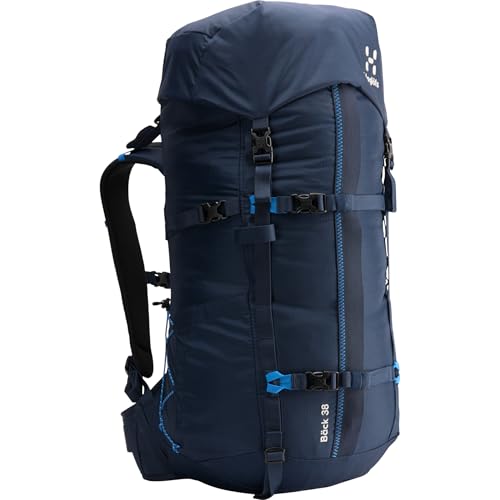 Haglöfs Bäck 38 Blau - Leichter Schlichter Wanderrucksack, 38l, Größe 38l - Farbe Tarn Blue - Nordic Blue von Haglöfs