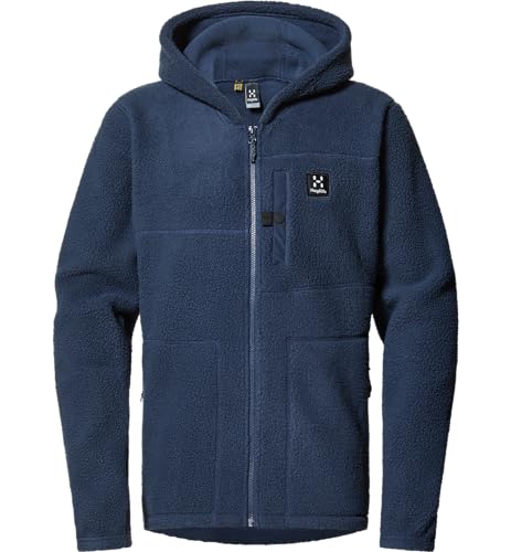 Haglöfs Herren Malung Pile Hoodie Jacke, tarn Blue, L von Haglöfs