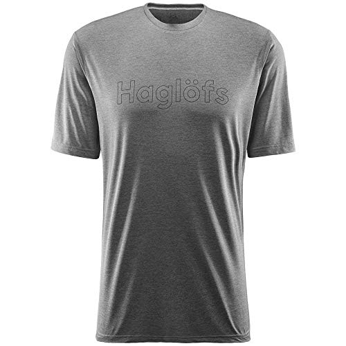 Haglöfs Herren Ridge Tee T-Shirt, Magnetite, S von Haglöfs