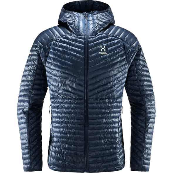 Haglöfs L.I.M Mimic Hood Men Herren Wanderjacke (Dunkelblau XXL ) Daunenjacken von Haglöfs