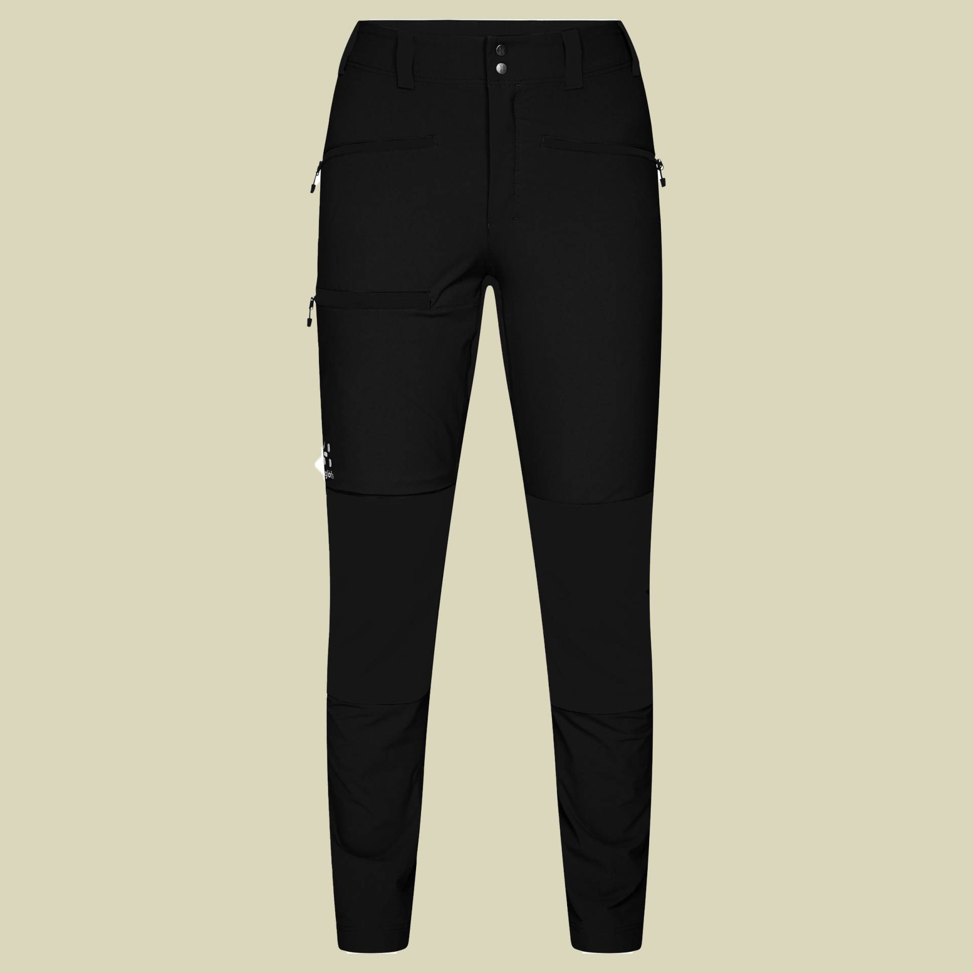 Mid Slim Pant Women Größe 38 Farbe true black von Haglöfs