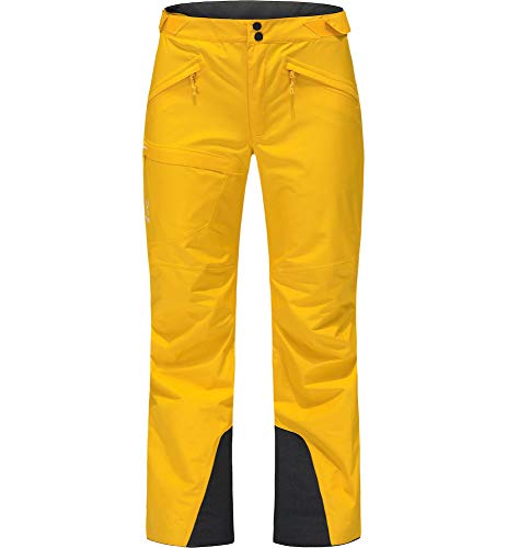 Haglöfs Skihose Frauen Lumi Form Pant wasserdicht, Winddicht, atmungsaktiv Pumpkin Yellow XL XL von Haglöfs