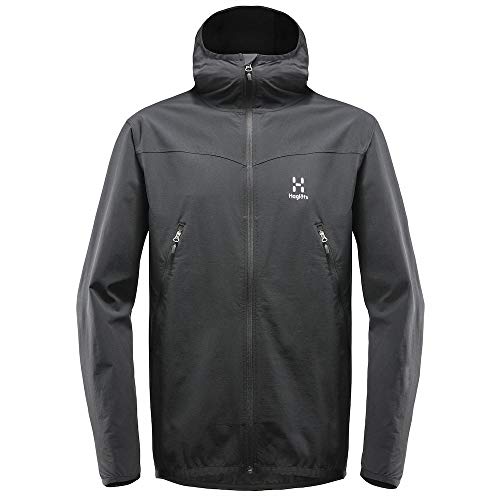 Haglöfs Softshelljacke Herren Natrix Hood wasserabweisend, windabweisend, elastisch, atmungsaktiv True Black S S Haglöfs Softshelljacke Herren Natrix Hood wasserabweisend, windabweisend, elastisch, atmungsaktiv True Black S S von Haglöfs