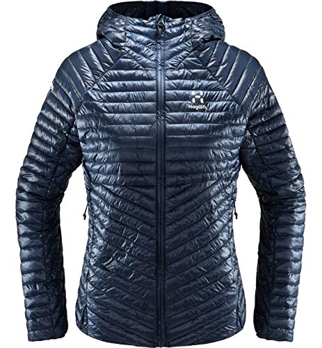 Haglöfs Steppjacke Frauen L.I.M Mimic Hood Insulating, atmungsaktiv, wasserabweisend Tarn Blue L L von Haglöfs