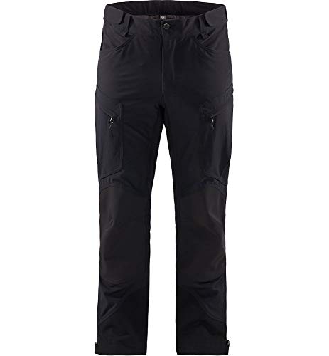 Haglöfs Wanderhose Herren Rugged Mountain Pant wasserabweisend, windabweisend, stretch True Black Solid Short S S von Haglöfs