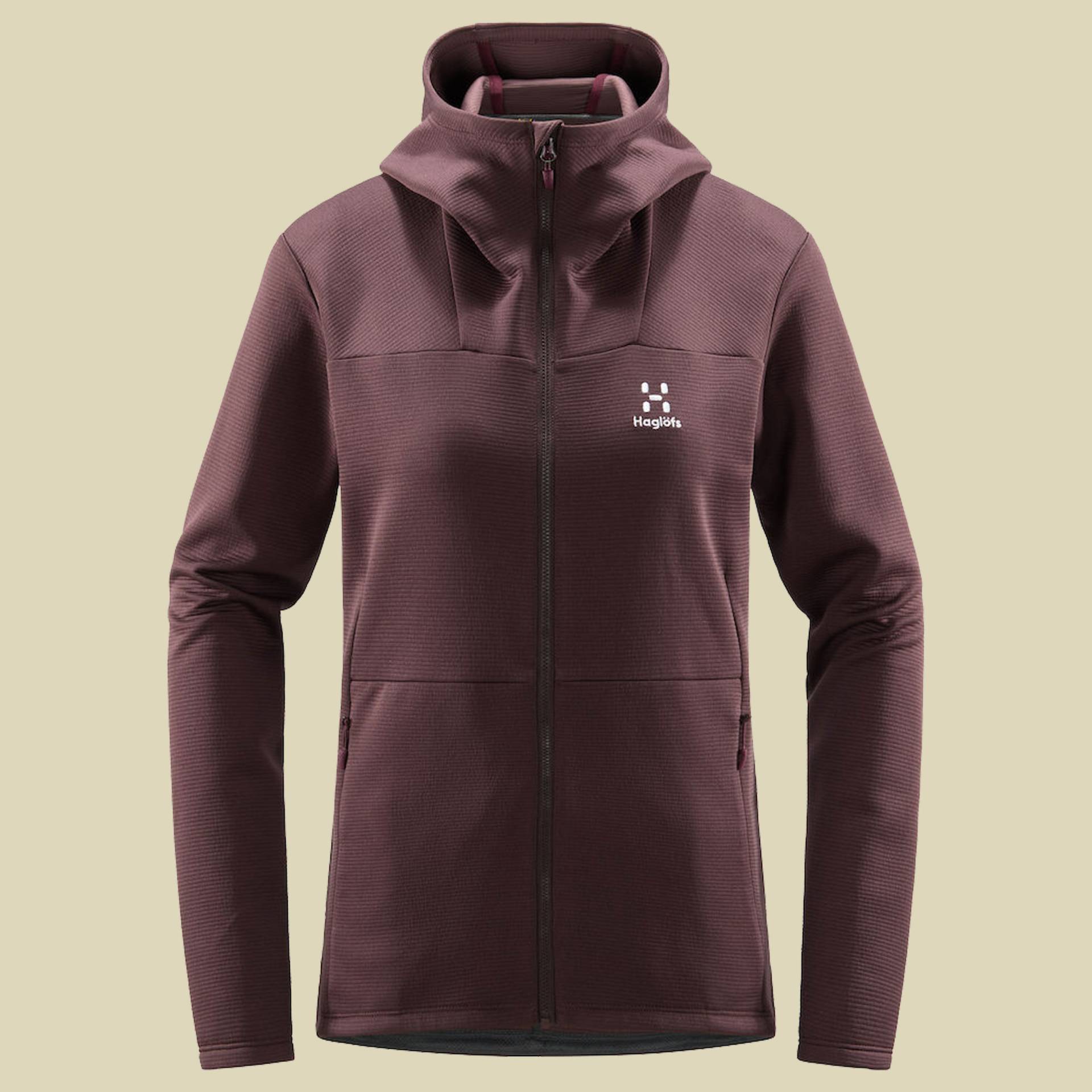 Willow Mid Hood Women Größe S Farbe burgundy brown von Haglöfs