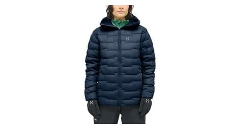 daunenjacke damen haglofs roc flash down hood blau von Haglöfs