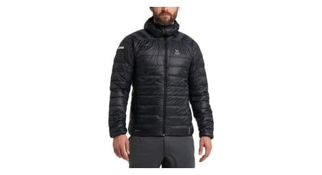 herren  p  strong daunenjacke  strong   p haglofs l i m down hood schwarz von Haglöfs