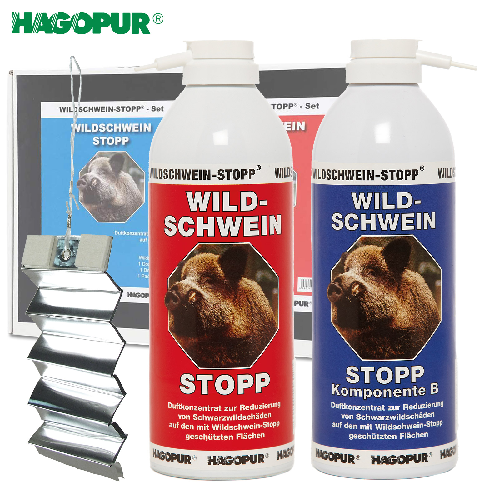 HAGOPUR Wildschwein-Stopp Set von HAGOPUR