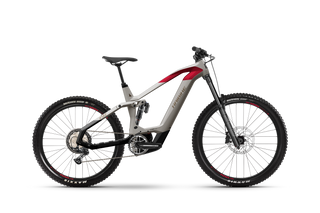Haibike HYBE 9 MTB Fully grey/red/blk - matt&gloss - Grey Red Blk - Matt&Gloss / 44 von Haibike