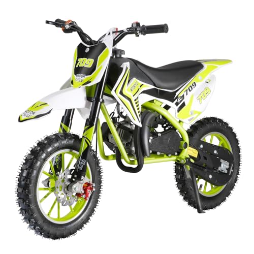 Haibinsuo Kindermotorrad, Dirtbike, Mini-Motorrad, 49 cc, 2-Takt-Benzin-Taschenrad, Geländemotorrad mit Scheibenbremsen vorne und hinten, Rennen, maximale Geschwindigkeit 40 km/h, Geburtstag, Ostern, Haibinsuo Kindermotorrad, Dirtbike, Mini-Motorrad, 49 cc, 2-Takt-Benzin-Taschenrad, Geländemotorrad mit Scheibenbremsen vorne und hinten, Rennen, maximale Geschwindigkeit 40 km/h, Geburtstag, Ostern, von Haibinsuo